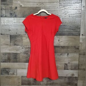 Banana Republic red skater dress 2